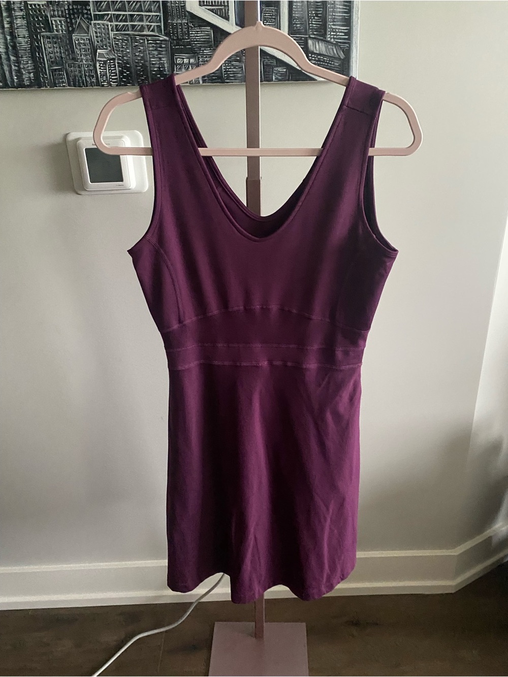 Title Nine Sleeveless Plum Purple Dream V-Neck Dress Small